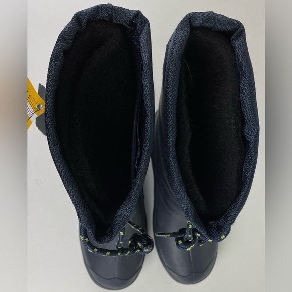 Snowmaster Made In Canada Waterproof Rain Boots Boys Size 4 - Picture 6 of 11